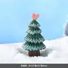Resina de Natal Velho Homem Decoração de Mesa Fofa Artesanal Enfeites de Natal Alce Raposa Adereços de Decoração de Janela Enfeites Criativos
