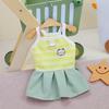 Ropa para perros, ropa para mascotas, primavera y verano, vestido de princesa para mascotas, vestido con tirantes para estudiantes de 24 años