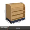 Estante de Almacenamiento para Cigarrillos de Estructura Acero-Madera, Gabinete de Fondo Combinado para Mostrador de Caja de Cigarrillos y Alcohol, Exhibidor de Estante para Cigarrillos de Tienda de Conveniencia