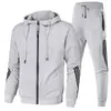 Nuevo Conjunto de Sudadera de Moda Europea y Americana Primavera/Otoño 2023 Traje Deportivo Casual Elegante para Hombre con Pantalones Largos