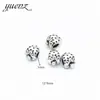 YuenZ estilo simple cuentas de aleación de zinc perforadas con forma de fresa accesorios para pulsera DIY cuentas espaciadoras 12 * 9MM R144