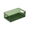 T Light Luxury Jewelry Storage Desktop Transparente Cosmético Máscara Fidelity Box Student Desk PET Striped Storage Caixa