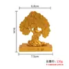 Venta al por mayor de fábrica Adorno de Árbol de la Riqueza de Aleación Dorada Monedas Retro Lingotes Decoración de Apertura de Recepción de Casa Mudanza
