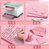 Papel de impresión rosa a4 100 un paquete de 80g papel rosa grueso a4 papel de copia a color a3 papel para certificados A5