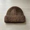 Chapéu de Lã com Circunferência de Cabeça Grande para Mulheres, Gorro Fashion para Outono e Inverno, Afina o Rosto, Chapéu Versátil com Proteção para Ouvido, Touca de Tricô Quente