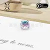 Aretes de Aleación de Titanio Grado Médico F316 con un Toque Exclusivo de Alta Gama, Brillantes Tachuelas para Cartílago de Circonia Corte Medusa, Tachuelas Irregulares para Hélice