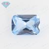 Huagang Gem Chanfro Retangular 106 # Azul Sharp Crystal Bare Stone Car Flower Rings Synthetic Gem Crystal Drill Atacado