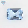 106 # Pedras Soltas de Espinélio Sintético Atacado Gema Azul Artificial Fundo Pontiagudo Superfície do Anel Redondo Formato de Ovo Combinação Retangular