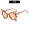 Ins gafas de sol de murciélago de moda personalizadas gafas de sol para disfraz de Halloween gafas de sol oscuras transfronterizas europeas y americanas