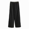 Pantalones Deportivos Casuales Estilo Americano, Pantalones de Pierna Ancha de Piel Sintética de Conejo, Pantalones Largos para Otoño e Invierno, Pantalones de Chándal Sueltos Adelgazantes de Cintura Alta para Mujeres Petites, Versátiles