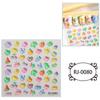 Zhengxiang transfronterizo 2023 pegatinas para uñas relieve 5D Halloween Navidad niños europeos y americanos pegatinas para uñas personalizadas venta al por mayor