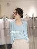 Conjunto de Dos Piezas de Cárdigan de Punto de Manga Larga de Lana y Camisola Zhengqite Clothing/Nueva Colección de Otoño Camisa de Aire Acondicionado