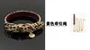 Shuang'er Plus Size Acessórios Eróticos Doce Frio Garota Picante Gola Choker Estampa de Leopardo Design de Nicho Corrente Individual para Pescoço Clavícula