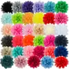 Flor de Chiffon para Cabeça de 10CM Faixa de Cabelo Infantil Aro de Cabelo Acessórios DIY Acessórios para Pets Flor Grande em Estoque Venda por Atacado