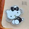 Lindo pasador de pelo de gatito con purpurina de dibujos animados para niñas, pinza versátil para flequillo lateral, accesorio para el pelo de pinza de cocodrilo