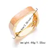 Joyería Popular Transfronteriza Modelo Nuevo 2026 Pulsera Ancha con Goteo de Aceite Estilo Retro Europeo y Americano Pulsera Abierta Exagerada Directo del Fabricante