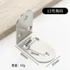 Soporte de Ángulo de Acero Inoxidable de 90 Grados Recto Fijador Triángulo Engrosado Hierro Forma de L t Conector para Muebles Gabinete Soporte de Ángulo para Partición