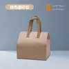 Bolsa de papel de aluminio aislante para llevar, comidas ligeras, té de leche, postres. Bolsa de embalaje impermeable, a prueba de aceite, con logo imprimible.