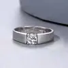 Anillos de Pareja Japoneses y Coreanos, Anillos de Boda con Diamantes Artificiales, Propuesta en Vivo, Anillos Falsos, Accesorios de Boda de Moda para Mujer, Estilo Popular de Moda