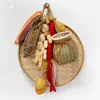 Modelo de Atrezo Colgante de Cuerda de Verduras Simulación Granos Maíz Chile Rojo Colgante Adorno Colgante de Casa de Campo Decoración