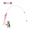 Venta al por mayor del fabricante Varita Teaser para Gatos de Alambre de Acero Colorido, Autodivertido, Cabeza de Repuesto con Cascabel de Plumas, Juguete para Gatos Resistente a Mordidas