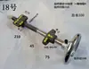 Juego de Tornillo y Tuerca para Mesa Deslizante de Máquina, Juego de Tornillo de Manivela Manual para Ajuste de Riel Guía, Volante con Tornillo Trapezoidal