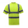 SFVest Camiseta de Secagem Rápida Respirável Colete de Segurança Refletivo Camisa Polo Amarelo Fluorescente Roupa de Trabalho Roupas Refletivas 3M Manga Curta