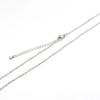 Collar de acero inoxidable con baño de vacío en horno de 18k, personalidad DIY, cadena de cola larga de estilo simple europeo y americano 45,5 CM