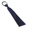 Corbata de Hombre 8cm Formal Nudo Hecho a Mano Sin Nudos Cremallera Camisa de Mujer Negocios Gama Alta Estampada Azul Oscuro Rojo Negro