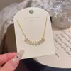 Collar de Oro con un Toque de Lujo Ligero y Exclusivo, un Regalo de Alta Gama para tu Novia, Exquisito y Elegante, Versátil para el Uso Diario, Cadena para la Clavícula