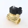 Cobre puro, impermeable, de bajo consumo, sin calentamiento, válvula solenoide de agua, 220v, 24v, 1/2 pulgada, 3/4 pulgada
