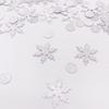 Copo de Nieve de Papel 3cm Punto de Brillo Fiesta Papel Confeti Lanzar Copo de Nieve Círculo Negro Dorado Plateado Atuendo de Fiesta