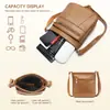 Bolso de Hombro para Mujer de Piel de Vaca de Primera Capa Más Vendido, Bolso de Viaje de Moda de Gran Capacidad para Mujer de Comercio Exterior, Bolso Cruzado de Cuero Genuino de Alta Gama
