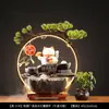 Decoración creativa de gato de la suerte Anlongtang para pecera, decoración de oficina, casa de escritorio con agua circulante, regalo de inauguración de casa, recepción