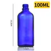 Botellas de Aceite Esencial a Prueba de Luz de Color Transfronterizas, Botellas Dispensadoras de Vidrio con Gotero de Goma, Botellas de Líquido de Esencia, Personalización al por Mayor de Fábrica
