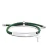 Pulsera Personalizada Publicidad Transfronteriza Logo Personalizado Multicolor Cruz Regalo Navideño Pulsera Trenzada Grabada de Acero de Titanio