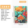 Novo Caderno Planejador Transfronteiriço 2026 Caderno de Agenda de Alto Valor Caderno Original Floral com Espiral Caderno A5 com Elástico