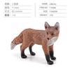 Comercio Exterior Más Vendido Animal Artificial Reno Ardilla Zorro Rojo Modelo Animal Set al Por Mayor Ciervo Cola Blanca Figura Sólida