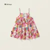 Ropa para Niños Jila Falda de Tirantes para Niñas Primavera y Verano 2025 Nuevo Estilo Dulce para Niños Vestido Floral de Algodón Puro Transfronterizo 1