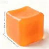 Artículo Caliente de Douyin Cubo de Hielo Caramelo de Malta Juguete para Apretar Juguete de Descompresión Calabaza de Halloween Cabeza de Calabaza Artefacto de Descompresión Artefacto para Apretar