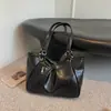 2026 Verão Nova Bolsa de Mão Estilo Coreano Bolsa Tote Grande Capacidade Ombro Único para Ir ao Trabalho e Aula Bolsa Casual de Abaixo do Braço