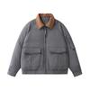 Ropa para Hombre North Boundary Marca de Moda Americana 2025 Invierno Nuevo Color Combinado Ropa de Trabajo Chaqueta de Plumas para Hombre 90 Chaqueta de Plumas de Pato Blanco