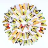 4,5-12cm borboleta colorida de camada única para encadernação decorativa