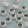 Halloween ojos inyectados de sangre truco ojos muñeca de dibujos animados accesorios DIY globo ocular de yeso 8-22MM globo ocular redondo