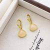 Nuevos Aretes de Perlas Nicho de Lujo Ligero de Alta Gama de Corea del Sur Estilo Ins Aretes Elegantes Celebridad de Internet Retro Joyería Simple