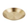 Plato redondo de acero inoxidable 304 estilo coreano plato plato plato para condimentos plato para Kimchi plato frío salsa vinagre aceite plato para condimentos