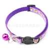 Decoração de Coleira de Cachorro Cartoon de 1cm com Sino Fivela Ajustável Anti-perda Coleira Suprimentos para Pets