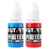 Etiqueta de Peso en Gramos de Capacidad de Tinta Fotosensible Personalizada Procesamiento OEM Tinta de Reposición para Sello Fotosensible 3/5/10ml Multicolor