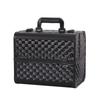 Estuche Cosmético Grande Maleta de Aleación de Aluminio Caja de Almacenamiento Portátil Multicapa Gran Capacidad Caja de Herramientas para Manicura, Pestañas Tatuaje y Bordado