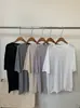 Camiseta Feminina de Verão 2026 com Bordas Desfiadas, Manga Curta, Fina e Confortável, Respirável, Modelo Soltinho e Casual